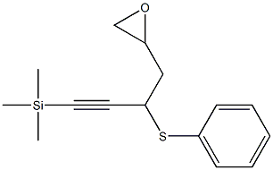2-[4-(Trimethylsilyl)-2-phenylthio-3-butynyl]oxirane Structure