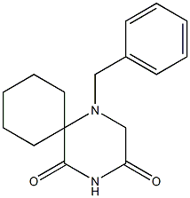 1-Benzyl-1,4-diazaspiro[5.5]undecane-3,5-dione Structure