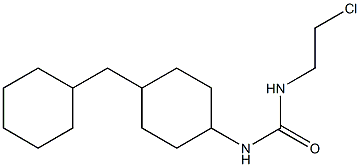 1-(2-Chloroethyl)-3-[4-(cyclohexylmethyl)cyclohexyl]urea 구조식 이미지