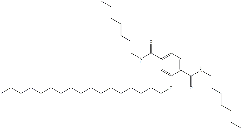 2-(Heptadecyloxy)-N,N'-diheptylterephthalamide Structure