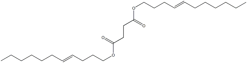 Succinic acid di(4-undecenyl) ester 구조식 이미지