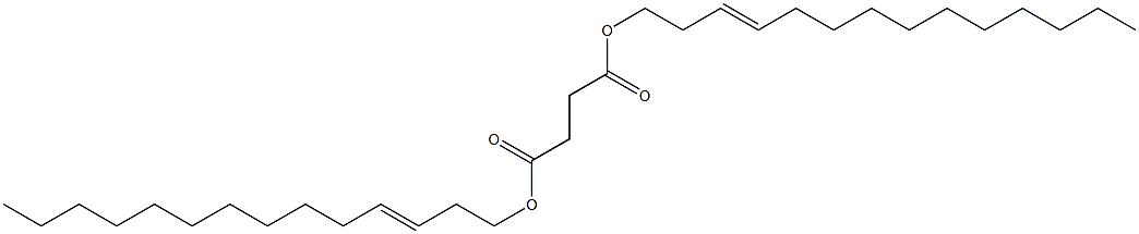 Succinic acid di(3-tetradecenyl) ester 구조식 이미지