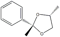 (2S,4R)-2,4-Dimethyl-2-phenyl-1,3-dioxolane Structure