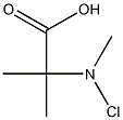 2-[N-Chloro(methyl)amino]-2-methylpropionic acid 구조식 이미지