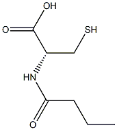 N-Butyryl-L-cysteine 구조식 이미지