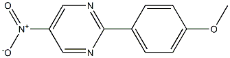 2-(4-Methoxyphenyl)-5-nitropyrimidine Structure