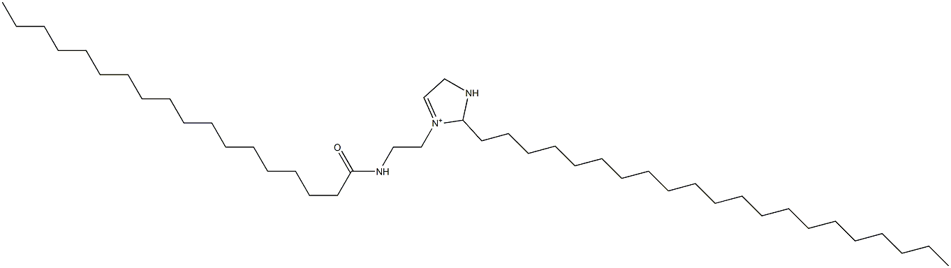 2-Henicosyl-3-[2-(stearoylamino)ethyl]-3-imidazoline-3-ium 구조식 이미지