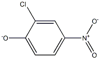 2-Chloro-4-nitrophenolate 구조식 이미지