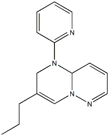 1-(2-Pyridinyl)-3-propyl-1,9a-dihydro-2H-pyrimido[1,2-b]pyridazine 구조식 이미지