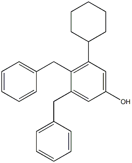 3,4-Dibenzyl-5-cyclohexylphenol 구조식 이미지