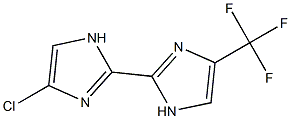 4-Chloro-4'-trifluoromethyl-2,2'-bi[1H-imidazole] Structure