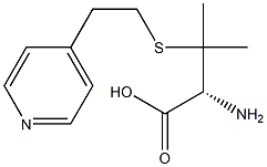 (R)-2-Amino-3-methyl-3-[[2-(4-pyridinyl)ethyl]thio]butanoic acid 구조식 이미지