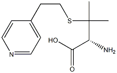 (R)-2-Amino-3-methyl-3-[[2-(4-pyridinyl)ethyl]thio]butanoic acid Structure