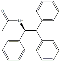 (+)-N-[(S)-1,2,2-Triphenylethyl]acetamide 구조식 이미지