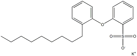 2-(2-Nonylphenoxy)benzenesulfonic acid potassium salt Structure