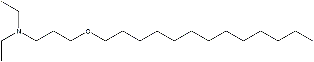 N,N-Diethyl-3-(tridecyloxy)propylamine Structure