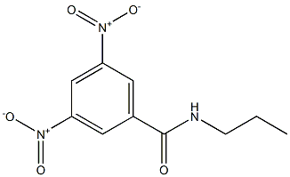 N-Propyl-3,5-dinitrobenzamide Structure