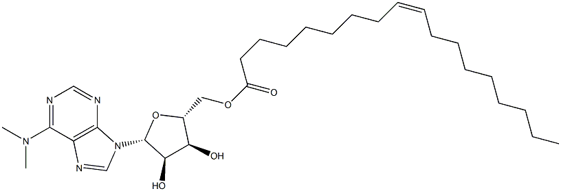 N,N-Dimethyl-5'-O-oleoyladenosine 구조식 이미지