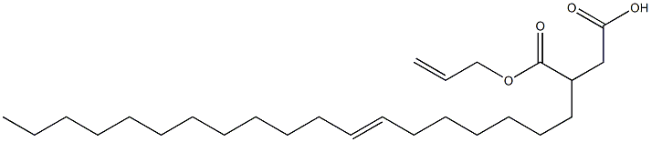 3-(7-Nonadecenyl)succinic acid 1-hydrogen 4-allyl ester 구조식 이미지