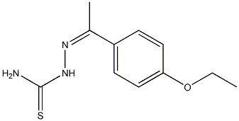 1-[1-(4-Ethoxyphenyl)ethylidene]thiosemicarbazide 구조식 이미지