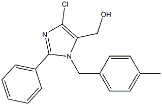 1-(4-Methylbenzyl)-2-phenyl-4-chloro-5-hydroxymethyl-1H-imidazole Structure