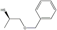 [R,(-)]-1-(Benzyloxy)-2-propanethiol Structure