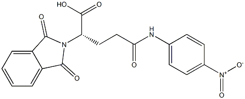 N2,N2-Phthaloyl-N5-(4-nitrophenyl)-L-glutamine 구조식 이미지