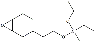2-(3,4-Epoxycyclohexan-1-yl)ethylmethyldiethoxysilane 구조식 이미지
