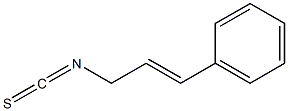 3-Phenyl-2-propenyl isothiocyanate Structure