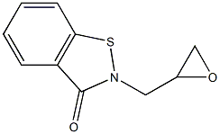 2-(Oxiranylmethyl)-1,2-benzisothiazol-3(2H)-one Structure