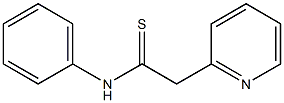 Phenyl(2-pyridyl)thioacetamide Structure