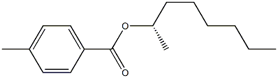 (+)-p-Toluic acid (S)-1-methylheptyl ester Structure