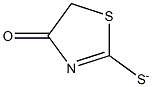 4-Oxo-2-thiazoline-2-thiolate 구조식 이미지