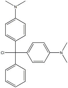 4,4'-(Chlorophenylmethylene)bis(N,N-dimethylaniline) 구조식 이미지