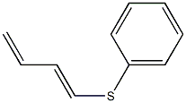 1-(Phenylthio)-1,3-butadiene 구조식 이미지