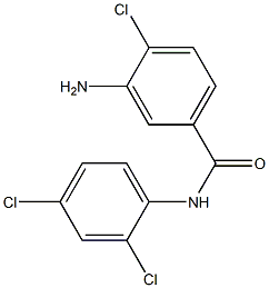 3-Amino-2',4,4'-trichlorobenzanilide 구조식 이미지