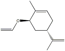 [1R,5S,(+)]-5-(1-Methylethenyl)-2-methyl-1-(ethenyloxy)-2-cyclohexene 구조식 이미지