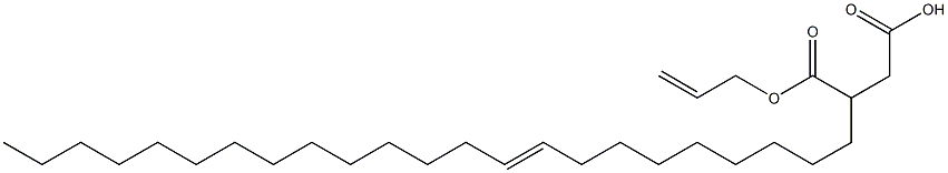 3-(9-Tricosenyl)succinic acid 1-hydrogen 4-allyl ester Structure