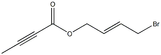 2-Butynoic acid (2E)-4-bromo-2-butenyl ester 구조식 이미지