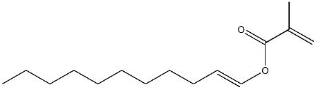 Methacrylic acid (1-undecenyl) ester 구조식 이미지