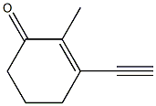 3-Ethynyl-2-methyl-2-cyclohexen-1-one 구조식 이미지