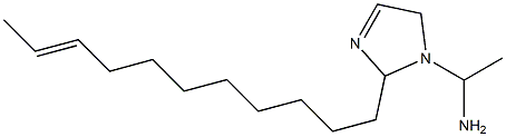 1-(1-Aminoethyl)-2-(9-undecenyl)-3-imidazoline 구조식 이미지