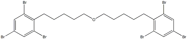 2,4,6-Tribromophenylpentyl ether Structure