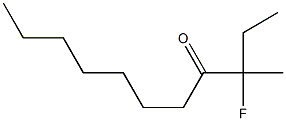 3-Fluoro-3-methyl-4-undecanone Structure