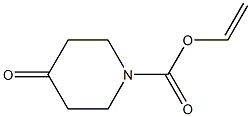 4-Oxopiperidine-1-carboxylic acid vinyl ester 구조식 이미지