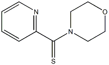 2-Morpholinocarbonothioylpyridine Structure