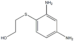 2-[(2,4-Diaminophenyl)thio]ethanol Structure