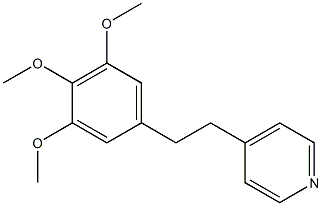 4-[2-(3,4,5-Trimethoxyphenyl)ethyl]pyridine Structure