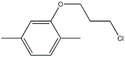 1-(3-Chloropropoxy)-2,5-dimethylbenzene 구조식 이미지