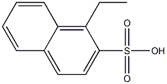 1-Ethyl-2-naphthalenesulfonic acid 구조식 이미지